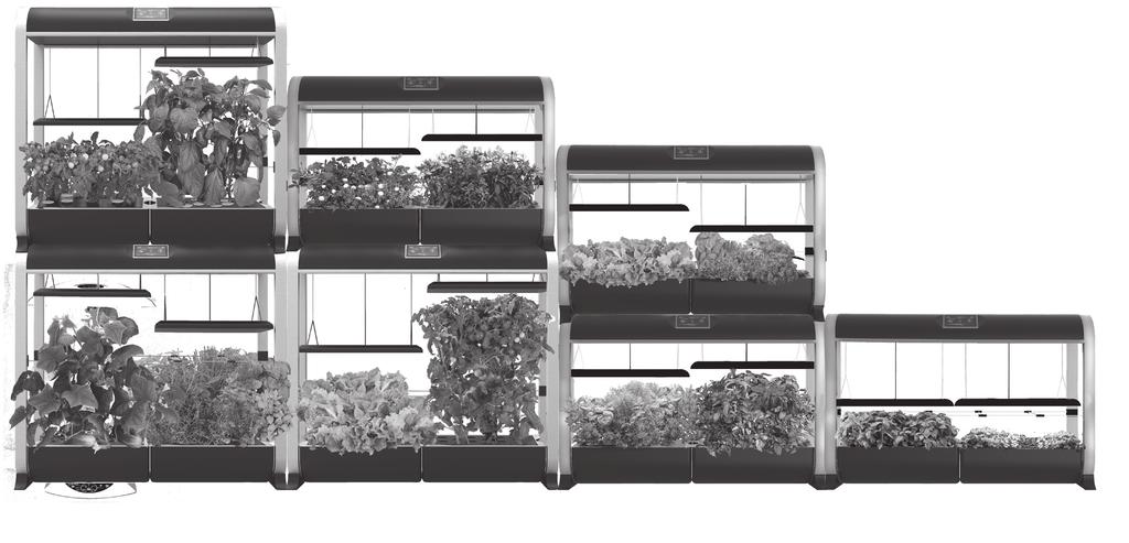 Create a vertical Wall of Growth with AeroGarden Farms Grow all of your herbs and vegetables in your home always fresh!