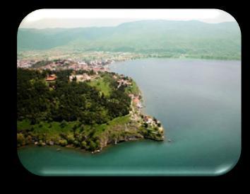 Ohrid lake, set immediately to