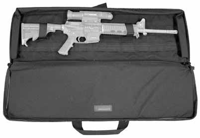 cover compartment (will hold several ammo boxes) Carry weapons securely and protected with BlackHawk's Padded Weapons Case. Constructed with closed cell foam and 1000 denier Nytaneon nylon.