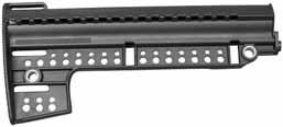 Featuring a rear-folding pod that converts an A2 rifle, SR-25 rifle, or M4 carbine with a bipod, into a stable shooting platform with three-point support.