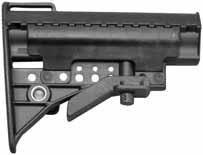 95 BLACK STOCK Make your shooting experience more enjoyable with the addition of an innovative buttstock design from DPMS!