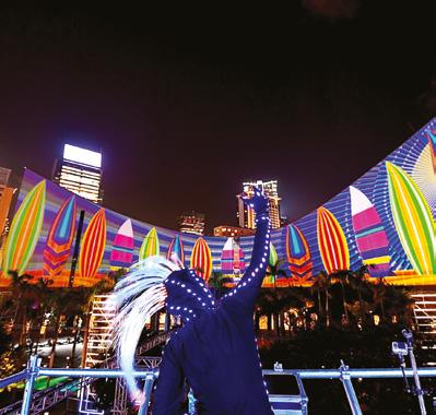 Hong Kong Pulse 3D Light Show During the year, we rolled out two rounds of the