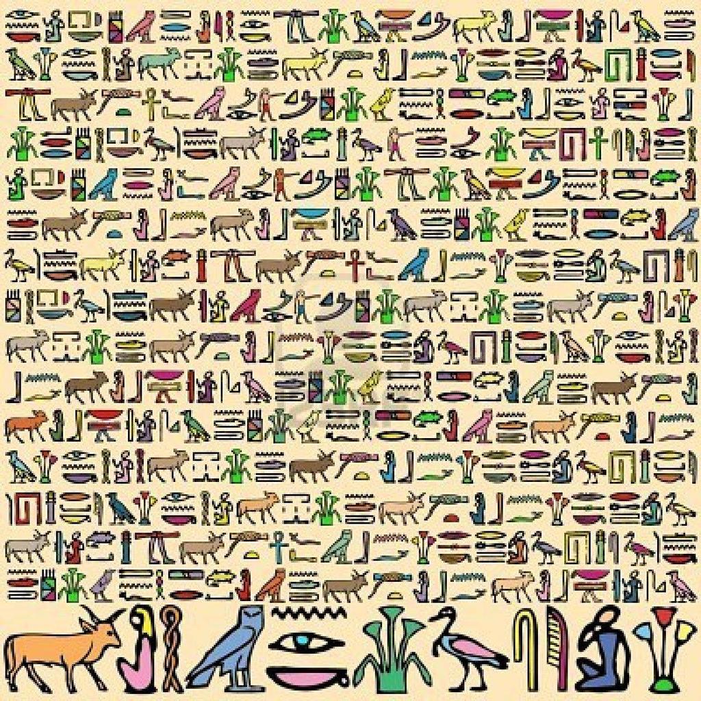 Hieroglyphics are an ancient for of formal writing used by the Egyptians as a way to communicate and document events.
