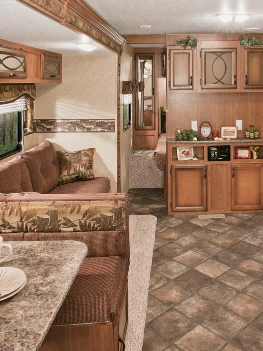 Sportsmen Available in both travel trailers and fifth wheels,