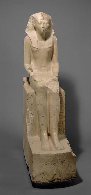 They would have been wandering in the desert at the time of her rise to prominence. They entered the Promise Land under Joshua in 1451, after her death. Hatshepsut Date: ca. 1473 1458 b.c. Location: Deir el-bahri - Western Thebes Material: Indurated limestone http://www.