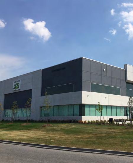 SOLUTIONS 2 GO BRAMPTON, ON Occupancy as of June 30, 2017: 100% Gas Fired Unit Heaters in warehouse and rooftop units for the office Ceiling height: 32 feet Neighbourhood Improvements New bus route