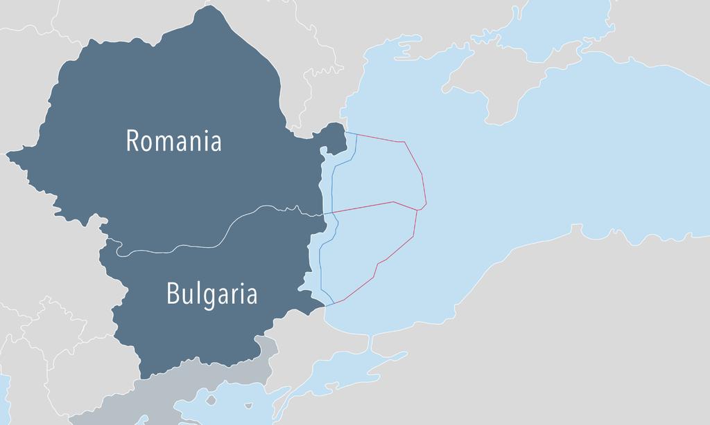 ROMANIA Romania and Bulgaria as Member States in the Black Sea Basin Black Sea non-ue countries: Georgia, Moldavia (3km), Russia, Turkey, Ukraine Cross-Border MARitime Spatial PLANning in the Black