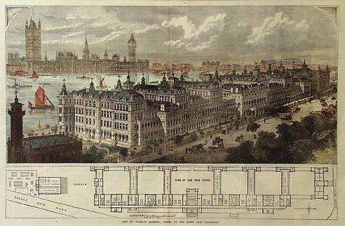 any form of individual room control 1871 St Thomas s Hospital, Lambeth Palace Road, London Phipson prepared