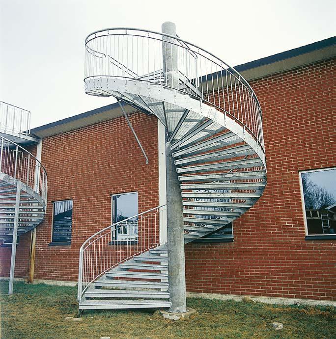 Special spiral staircases and combi-stairs Special stairs are staircases