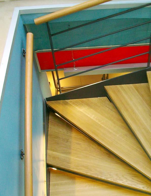 These stairs are manufactured in a variety of designs and combinations.