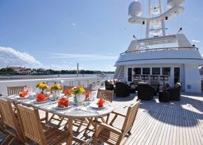 Master Private Sanctuary Stateroom/Apartment on Main Deck GRAVITAS offers one of the best chefs in the industry -