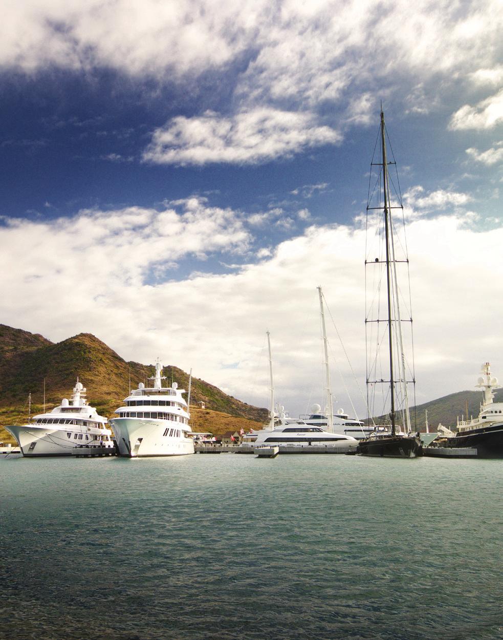 THE WORLD S ONLY FREEHOLD SUPERYACHT BERTHS The Marina at Christophe Harbour offers perpetual freehold title of all superyacht berths.