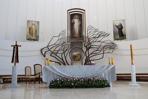 proclaimed 'The center of Divine Mercy' by The Pope John Paul II during his stay in Poland in 2002.
