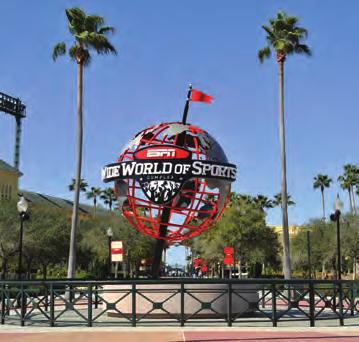 WALT DISNEY WORLD FEATURES CONVENTION FACILITIES More than 700,000 square feet of ballroom, meeting and function space is available in five convention resorts throughout the Walt Disney World Resort.