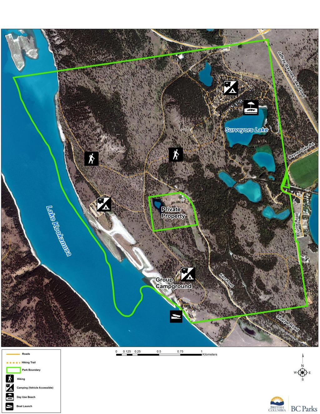 Figure 2: Map of Kikomun Creek Park