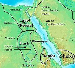 Early People in Nubia Nubia s location (between Egypt and Central Africa) made it an ideal