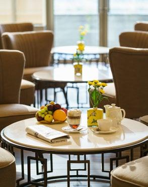 The Grove breakfast buffet is served daily, accompanied by a large à la carte menu