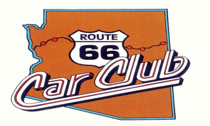 The official emblem for the club had previously been the standard Route 66 insignia with Car Club written across it.