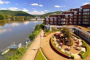 This first class hotel is located on the banks of the Neckar River
