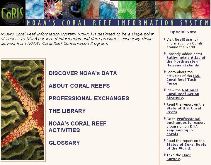 NOAA Coral Reef Information