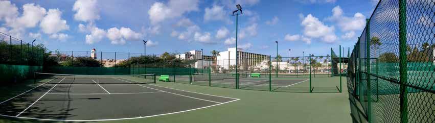 SPORT AND PLAY Pag. 3 Working out has never been so much fun! Tennis anyone? Enjoy a fun game of tennis as you try out the newly renovated tennis courts.