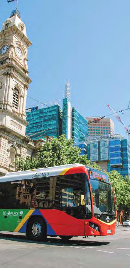 EXPLORE BY BUS NEW Temporary service linking the old RAH with the new RAH Effective 17 December 2017 USING THE SERVICE The free City Connector bus service runs on two loops an inner city loop and an