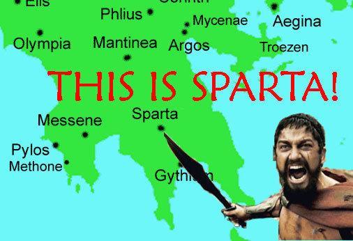 Sparta Oligarchy (rule by a small group) Rigid
