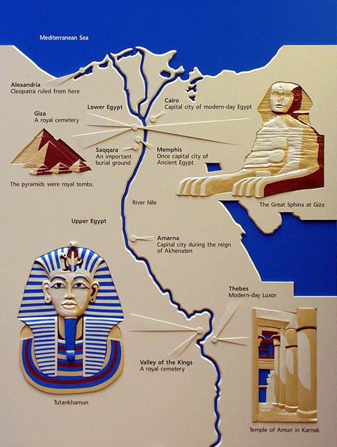 Ancient Egypt had a number of unusual physical characteristics.