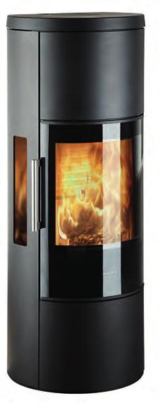 3650 Euroheat Natural Energy Company The minimalist exterior of this wood burning stove conceals advanced technology.