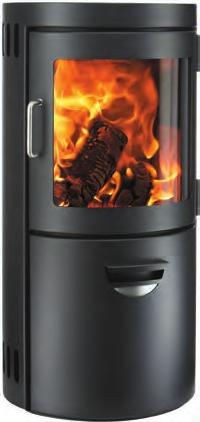 Modern Classic Selection Monet with boiler A beautiful wood burning stove with an ingenious difference. A built-in boiler!