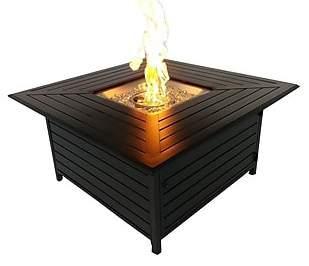 FIRE TABLES Heat things up with these aluminum fire tables. Affordable, functional and stylish.