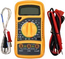TOOLS Digital Multimeter 4-3 Digital multimeter Check fuses, plugs, sockets, electrical cables, extension cords, control panels, small appliance, batteries, wall receptacles, etc.
