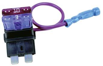 Plugs into occupied or vacant energized fuse block slot Provides one fuse holder to