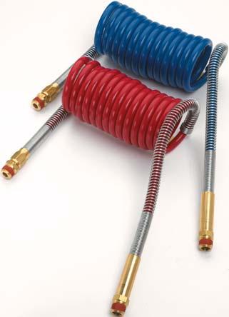 AIR ASSEMBLIES & CONNECTORS COILED AIR Working Length -0-300 pair (red and blue) pair (red and blue) with 40 lead Working Length See website for details -0 - - -400-40 -40 pair (red and blue) red