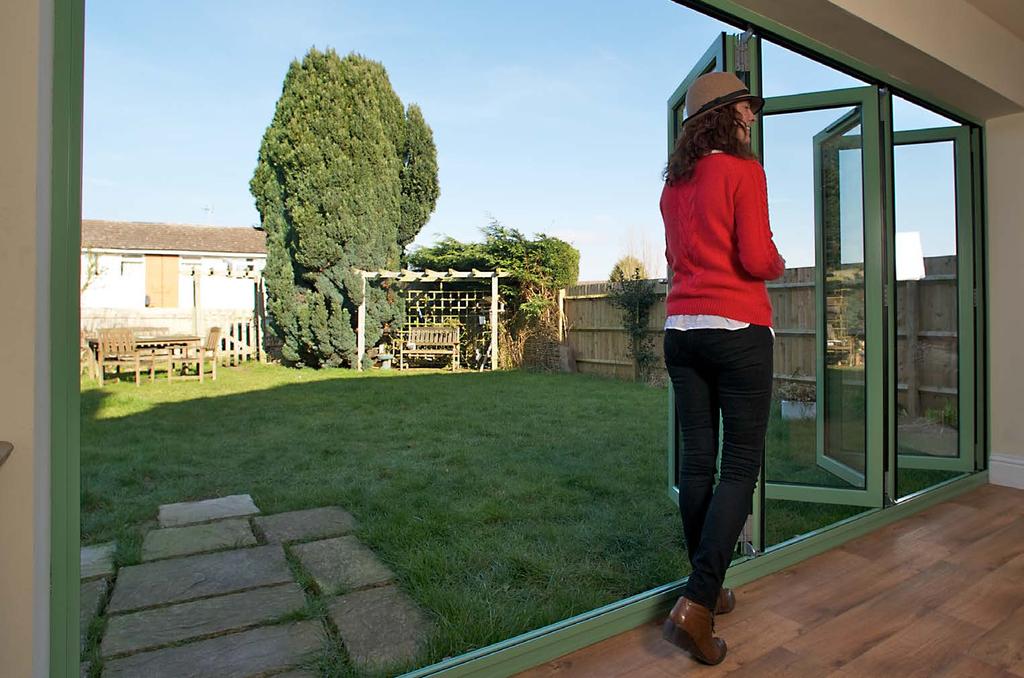 Outside Space Open up your living space and enjoy nature s little gems all year round With folding sliding doors you really can bring the outdoors indoors.