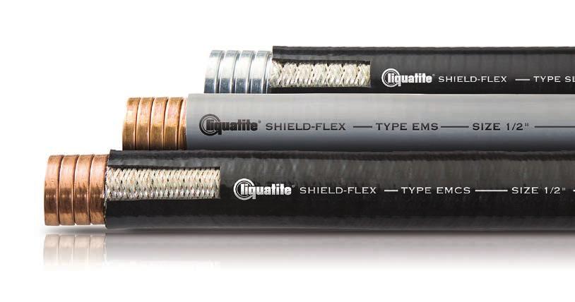 flexible metal conduit. SHIEL-FLEX offers a cost-efficient solution compared to other wiring types.