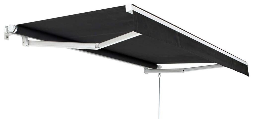 KA - KONA Access The Kona Access is an entry level folding arm awning which features compact and non-obtrusive quality components, offering a classic design in an elegant open roller style awning.