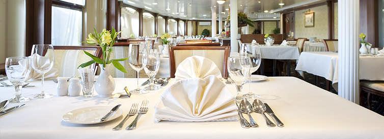 Dining The Volga Dream offers the best of traditional Russian cuisine, international flavors, extraordinary personal service and attention to details, making every meal feel like an experience.