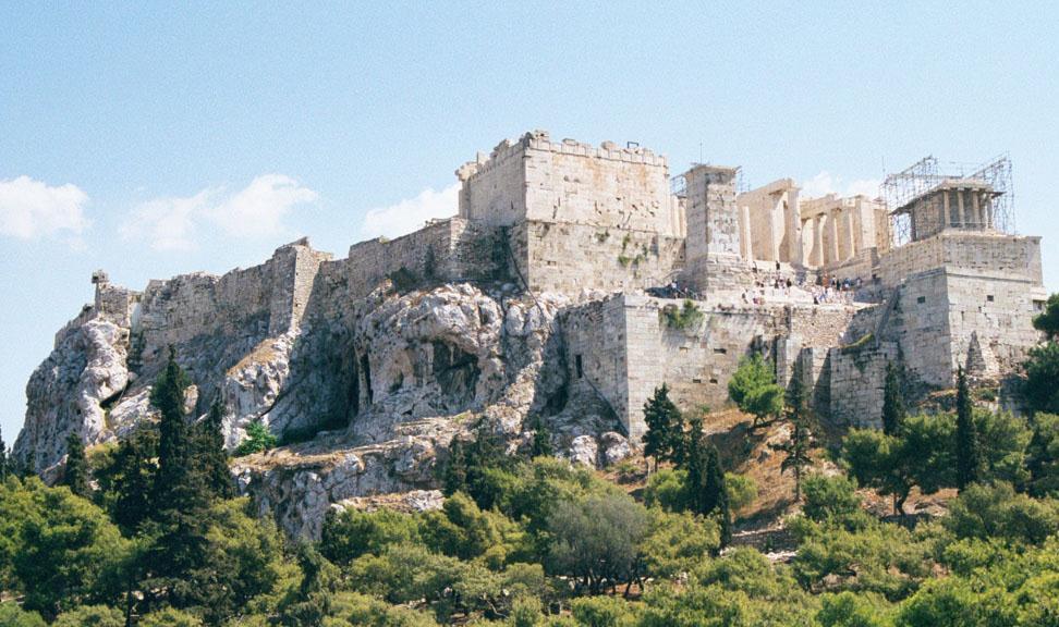 Important Places in Athens Acropolis Fortified hilltop where