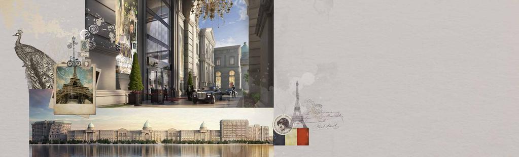 A piece of Paris in the heart of Arabia INSPIRED BY EUROPE S MOST ROMANTIC CITY, THE ARCHITECTURE DRAWS UPON CLASSICAL AND NEOCLASSICAL STYLES TO