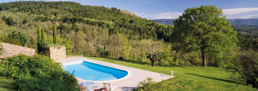 THE POOL The large heated outdoor pool at Domaine de Mournac is available for you take