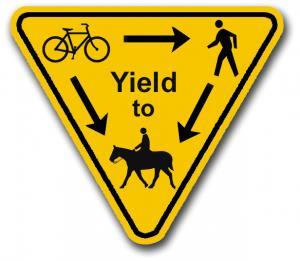 ANNE ARUNDEL COUNTY TRAILS TRAIL ETIQUETTE & SAFETY GUIDELINES 1) Cyclists yield to all other trail users and pedestrians yield to equestrians, equestrians yield to no one.