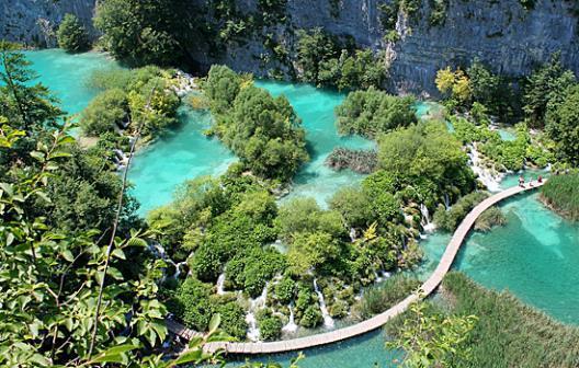 over a distance of five miles. A local park guide will meet you for a tour of this highlight of Croatia s natural beauty.