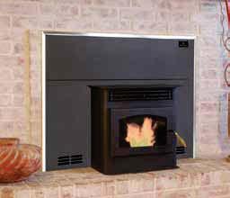 Insert fits in virtually any factory built or masonry fireplace. Available in Black. (See pg. 14 for color sample and full details). Made in the USA since 1980.