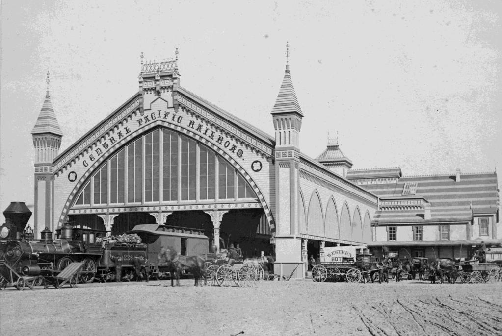 ENVIRONMENTAL RESOURCES As Sacramento became an important transportation hub, and there was a need for a proper depot to accommodate the large numbers of people arriving in the city.