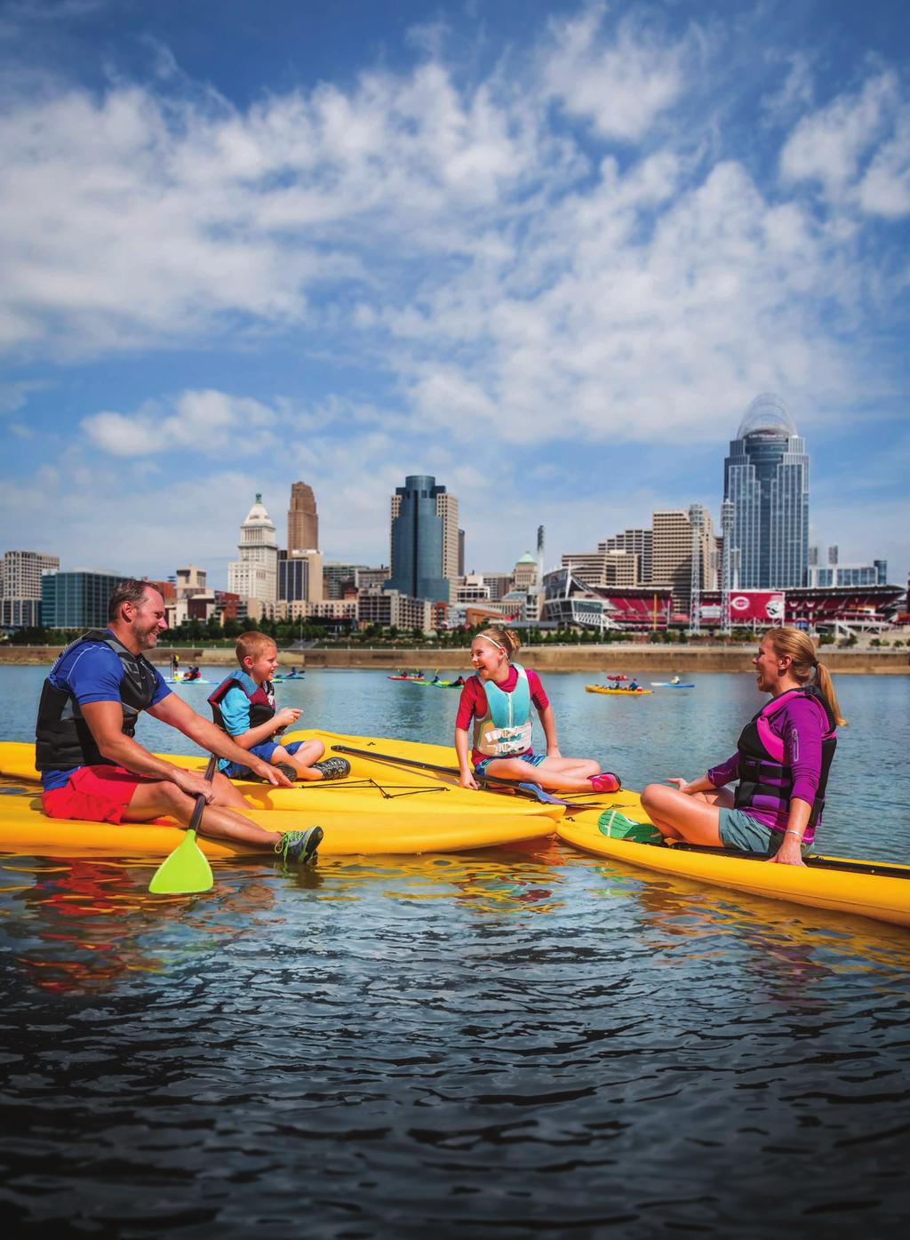 togetherness. Whet your appetite for adventure by joining 1,800 kayakers for one of the biggest river paddle festivals in the country!