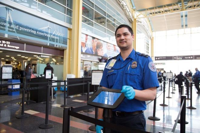 We ll follow the Transportation Security Administration Officer s (TSA) Instructions The Officer