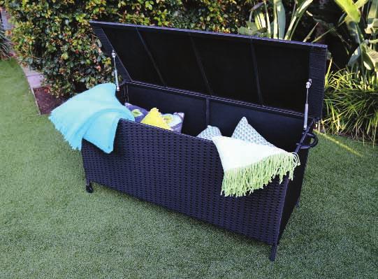 x 36 x 78cm with 5cm thick cushions Rattan