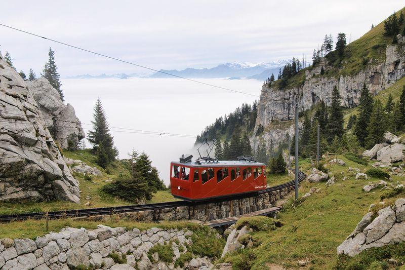 MT PILATUS CABLE CAR LUCERNE DAY 8 - BRIENZ AND INTERLAKEN Today s included excursion takes us into superb