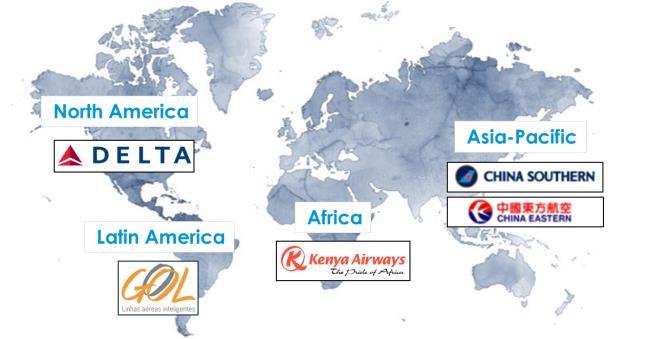 Passenger business: strengthening long-haul partnerships in Asia-Pacific Strengthening of the position between India and the transatlantic area by an extended agreement with Jet Airways The KLM hub